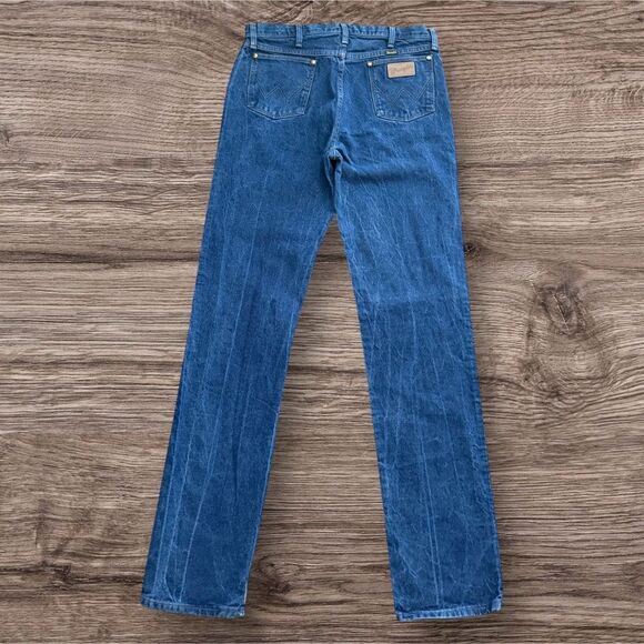 Wrangler Men's Straight Jeans - Blue 36 x 40 - Picture 2 of 5